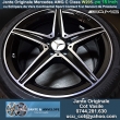 Jante-Originale-Mercedes-C-Class-AMG-W205-pe-18-inch-Negre-Set-Echipat-cu-Anvelope-Continental